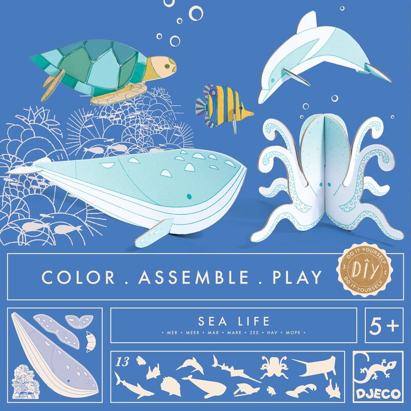 Cut Out Sea Life- Djeco