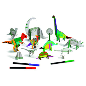 Cut Out Dinosaurs- Djeco