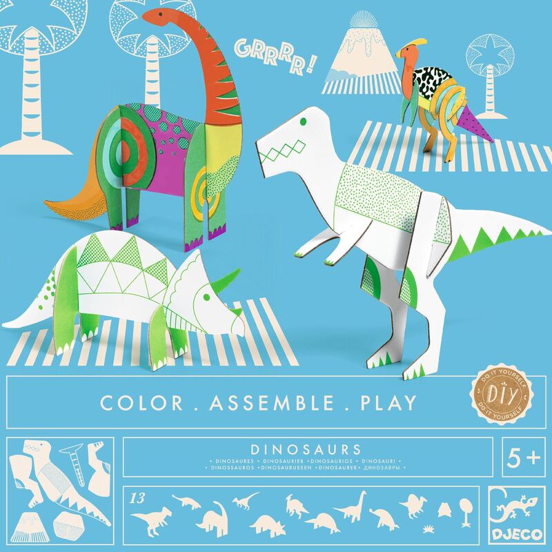 Cut Out Dinosaurs- Djeco