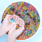 Load image into Gallery viewer, Rainbow biodegradable water beads- No Nasties Kids
